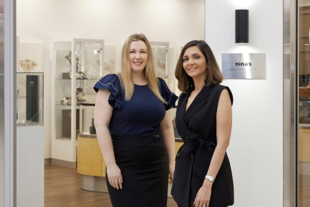 Store offers sparkling support to white ribbon