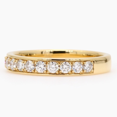 Jasny white diamond band