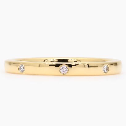 Bengal Argyle pink and white diamond ring