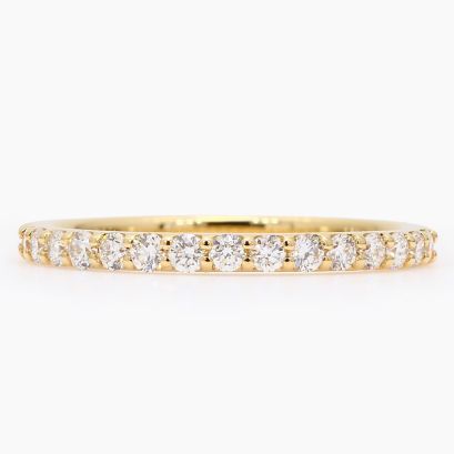Albertani white diamond band