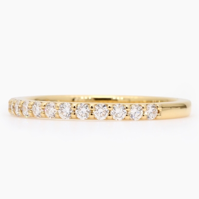 Albertani white diamond band