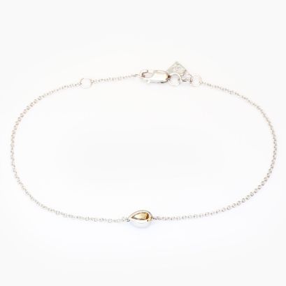 Lumiere pear-cut yellow diamond bracelet
