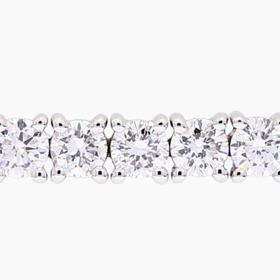 Lovelle 3.09 total carat white lab-grown diamond tennis bracelet