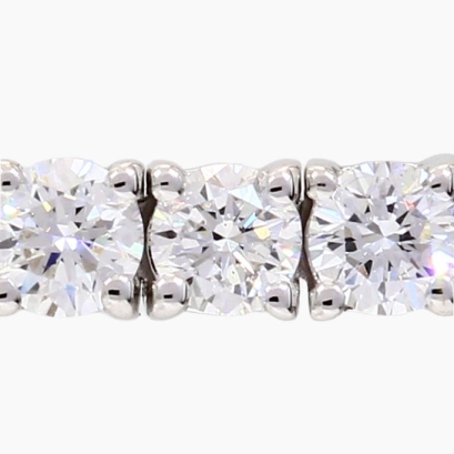 Lovelle 7 total carat white lab-grown diamond tennis bracelet