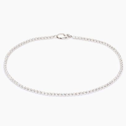 Luella 1.25 total carat white diamond tennis bracelet
