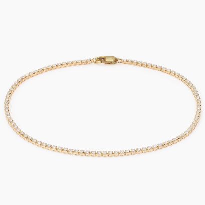 Luella 1.25 total carat white diamond tennis bracelet