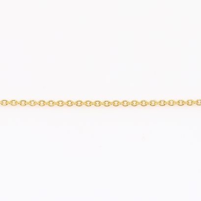 45cm 18 karat yellow gold trace chain