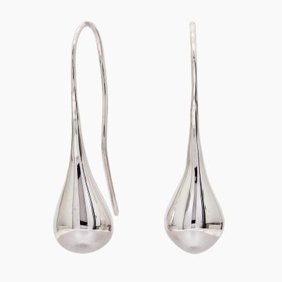 Delilah flared drop hook earrings
