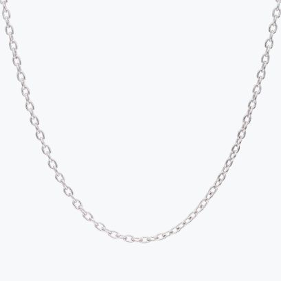 40-45cm sterling silver trace chain