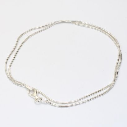 40cm sterling silver snake chain