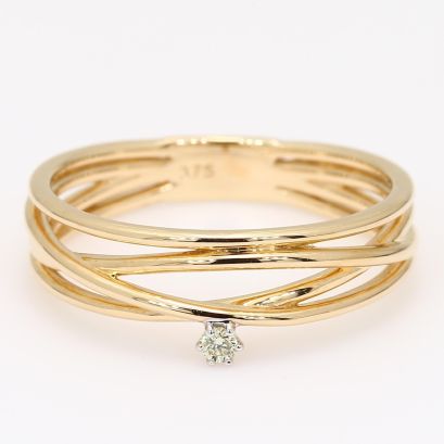 Orion white diamond dress ring
