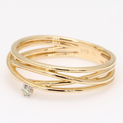 Orion white diamond dress ring