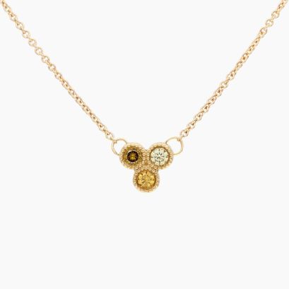Astral rainbow diamond necklace