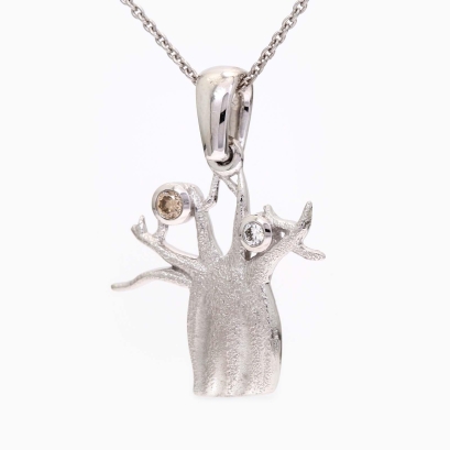 Patience Boab champagne diamond necklace