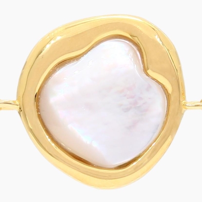 Cove white South Sea pearl oyster shell bracelet