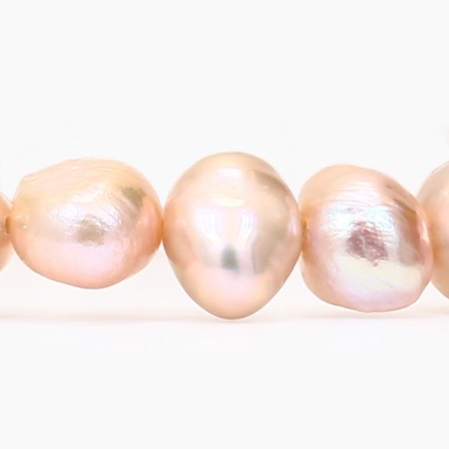 Nerissa multi pink freshwater pearl keshi strand bracelet