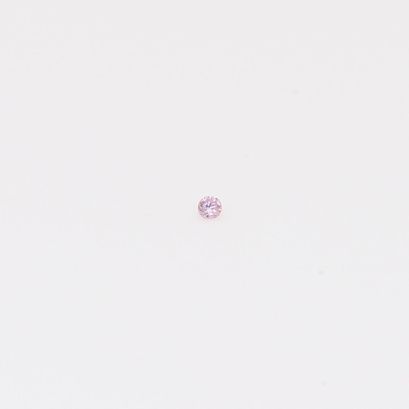 0.01 Carat round-cut FPP Argyle pink diamond