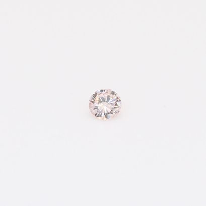 0.065 carat round-cut FLP  Argyle pink diamond
