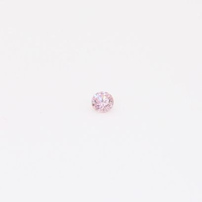 0.025 Carat round-cut FP Argyle pink diamond