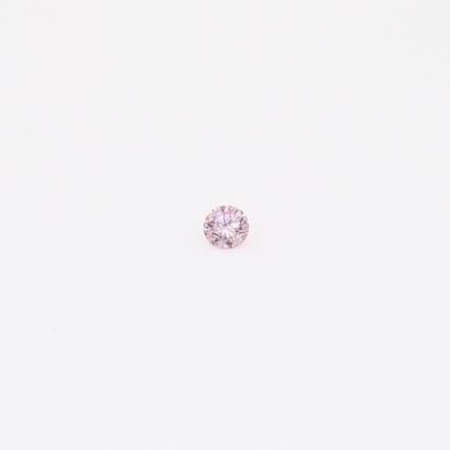 0.015 Carat round-cut FPP Argyle pink diamond