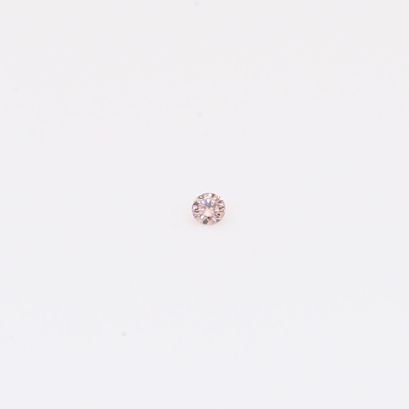 0.01 Carat round-cut FLP Argyle pink diamond