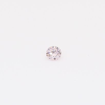 0.055 carat round-cut FLP Argyle pink diamond