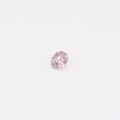 0.075 Carat round-cut FLP Argyle pink diamond