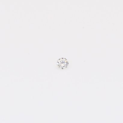 0.02 Carat round-cut G/H white diamond