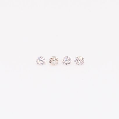 0.04 Total carat parcel of round-cut FLP Argyle pink diamonds