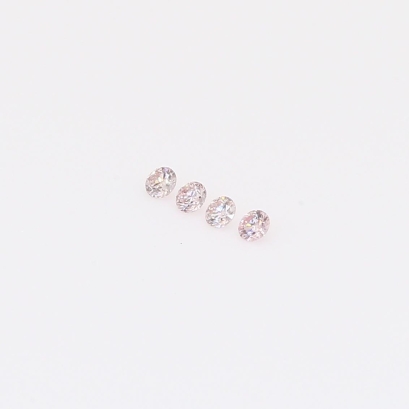 0.04 Total carat parcel of round-cut FLP Argyle pink diamonds