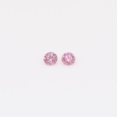 0.06 Total carat pair of FIPP Argyle pink diamonds