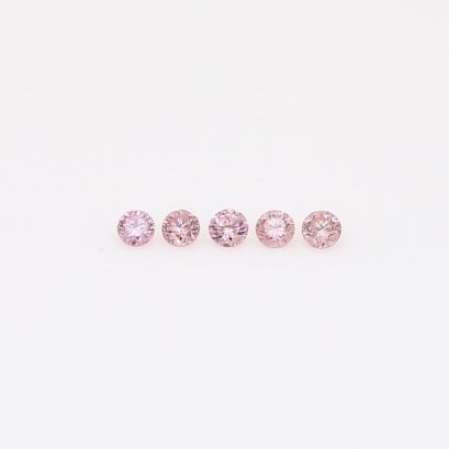 0.05 Total carat parcel of round-cut FIPP Argyle pink diamonds
