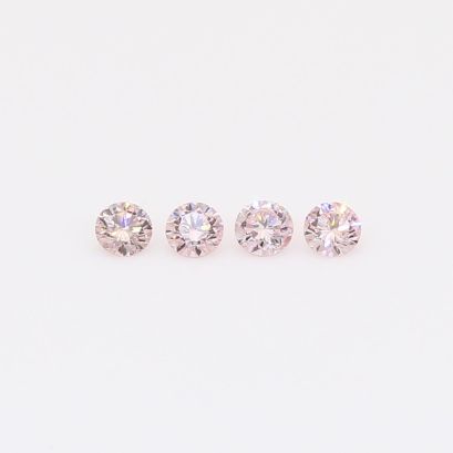 0.14 Total carat parcel of round-cut FP Argyle pink diamonds
