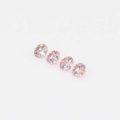 0.14 Total carat parcel of round-cut FP Argyle pink diamonds