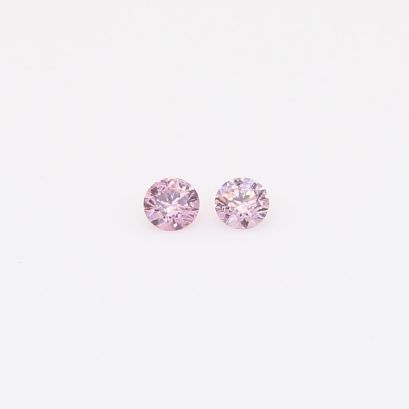 0.08 Total carat pair of FPP Argyle pink diamonds