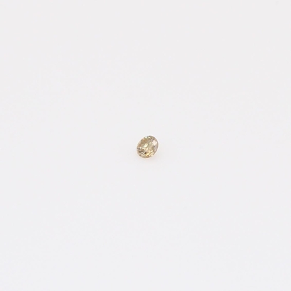 0.01 Carat round-cut champagne diamond