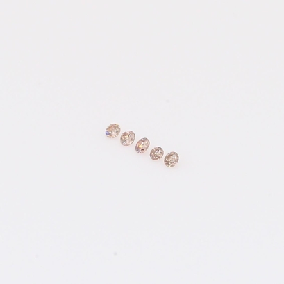 0.02 Total carat parcel of round-cut Argyle intense pink champagne diamonds