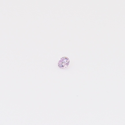 0.02 Carat round-cut fancy purple diamond