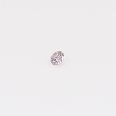 0.035 Carat round-cut fancy purple diamond