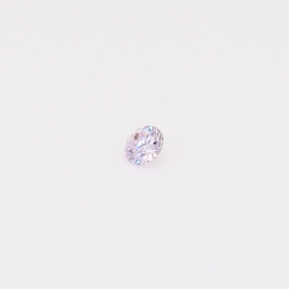 0.055 Carat round-cut fancy purple diamond