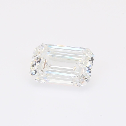 1.60 Carat emerald-cut white lab-grown IGI-certified diamond