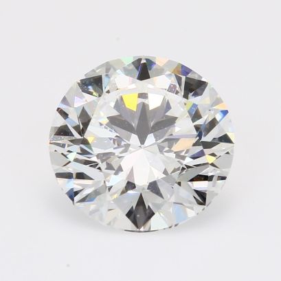 5.09 Carat brilliant-cut round white lab-grown IGI-certified diamond