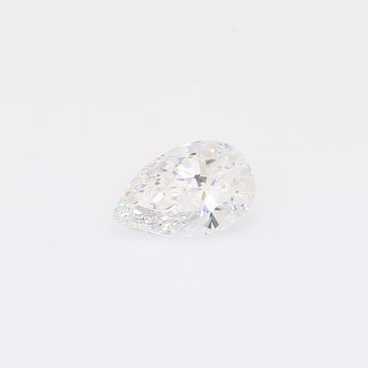 0.51 Carat pear-cut white lab-grown IGI-certified diamond