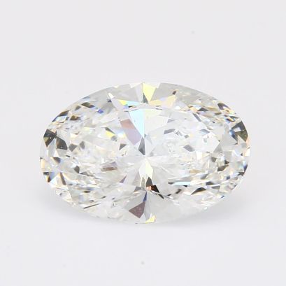 3.58 Carat oval-cut white lab-grown IGI-certified diamond