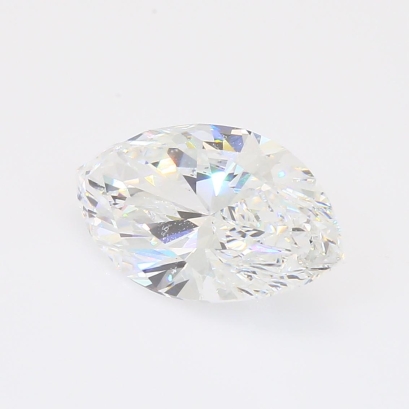 3.08 Carat maquise-cut white lab-grown IGI-certified diamond