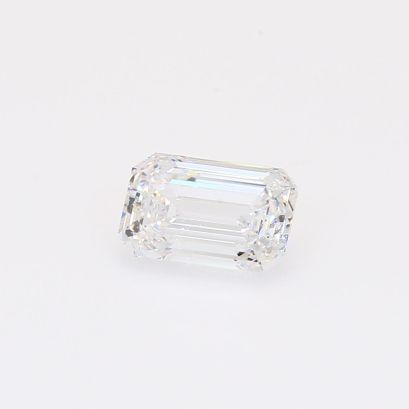 0.94 Carat emerald-cut white lab-grown IGI-certified diamond