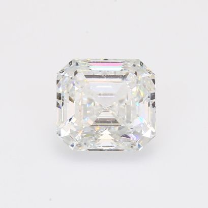 2.85 Carat asscher-cut white lab-grown IGI-certified diamond