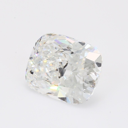 3.68 Carat cushion-cut white lab-grown IGI-certificate diamond
