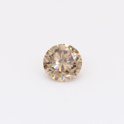 0.60 Carat round-cut champagne diamond