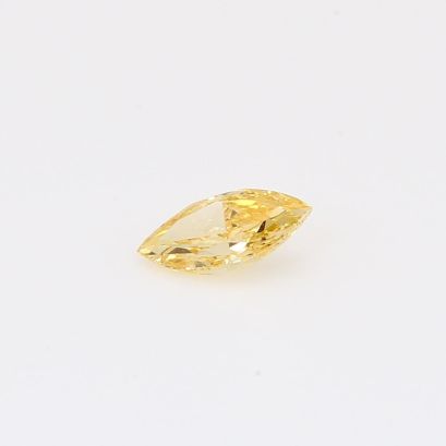 0.33 Carat marquise-cut fancy orange diamond